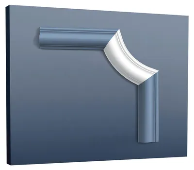 Immagine prodotto di Orac Decor P801C Elemento angolare in stucco Luxxus Profilo decorativo Per modanature a parete Modanatura a fregio Profilo a specchio per cornici Elemento decorativo per pareti
