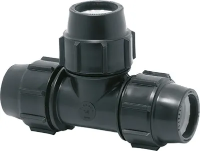 Image de Raccord T égal 32mm Pp Dérivation Robuste Pour Tuyaux Pe - Plasson