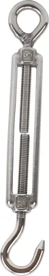 Produktbild von Edelstahlhaken und Augenspannschloss Heavy Duty Drahtseilspannung für Hängematte