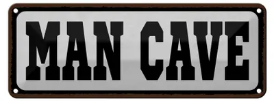 Produktbild von Blechschild Spruch 27x10cm Man Cave Dekoration