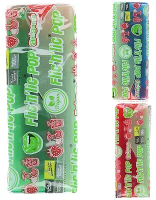 Immagine prodotto di Flic n Lic Pop Glow in the Dark lecca lecca delizioso 14g 24 pack
