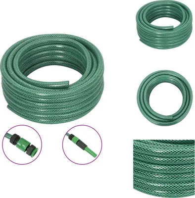 Obrázek produktu pro vidaXL Zahradní hadice se šroubením zelená 0,6" 10 m PVC - Zahradní hadice