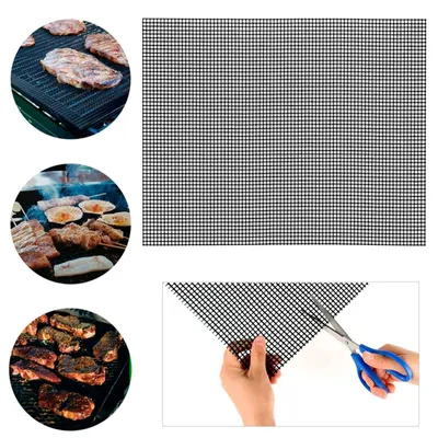 Produktbild von Grillgitter Wiederverwendbar Backmatte Grillmatte Grill Unterlage Matte