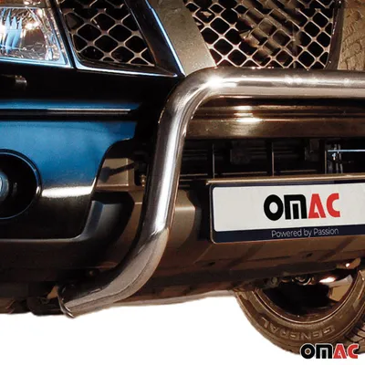 Produktbild von Frontbügel Frontschutzbügel für Nissan Navara 2005-2010 mit ABE Stahl Silber