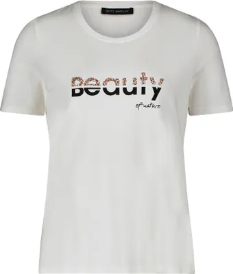 Produktbild von Betty Barclay Basic Shirt, leicht tailliert, Rundhals-Ausschnitt, Halbarm, 64 cm