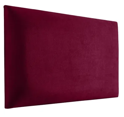 Produktbild von Wandpaneele 3D 70x30 cm gepolstert – mit weicher Füllung, Farbe Rotwein