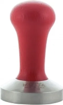 Produktbild von Motta Tamper 57 mm Edelstahl-Basis Holzgriff rot