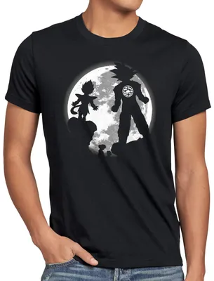 Produktbild von style3 Saiyajin Vollmond Herren T-Shirt anime vegeta son-goku dragon