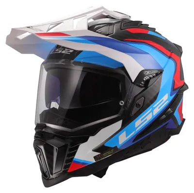 Produktbild von LS2 MX701 EXPLORER C FRONTIER II Integralhelm XXL in blau/weiß