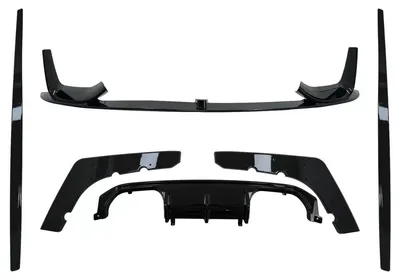 Productafbeelding van Aero bodykit: bumpers, splitter en diffuser voor BMW F80 M3 en F82 M4, modeljaren 2014-2019, M Sport design.