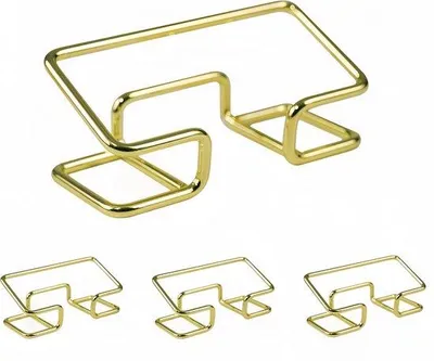 Zdjęcie produktu dla Metalowe etui na wizytówki – złote – 10 × 4 × 4,5 cm