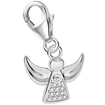 Engel Charm Anhänger als Schutzsymbol für alle I Echtsilber

