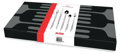 Zdjęcie produktu dla Alessi "Dry" 30 Pcs. Cutlery Set (Art.-Nr. 4180S30, EAN 8003299358571)