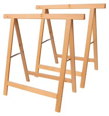Produktbild von Holzklappbock Kiefer massiv klappbar 2x2er Set für Heimwerker
