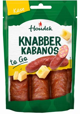 Produktbild von Houdek Knabber Kabanos Käse to Go 80g