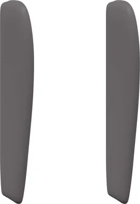 Produktbild von Kopfteil Ohr Dunkelgrau 80 x 23 x 6 cm PVC