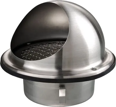 Immagine prodotto di Griglia di protezione dalle intemperie in acciaio inox Ø 150 mm cofano tondo Griglia per uccelli