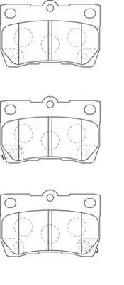Produktbild von JURID Bremsbeläge Satz Hinten für LEXUS IS II (GSE2, ALE2, USE2) 573393J