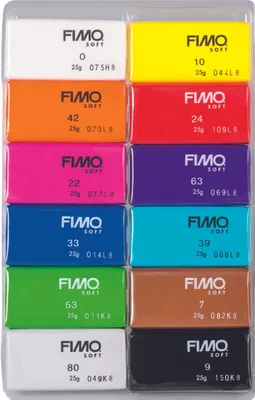 Obrázek produktu pro Staedtler FIMO 8023 C, Modelářská hlína, Různé barvy, Dospělý, 12 kusů, 110 °C, 30 min