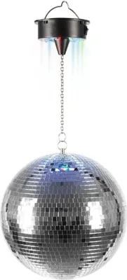 Produktbild von Ibiza Disco1-30 Discolight Set Spiegelkugel 30Cm Mit Led Motor