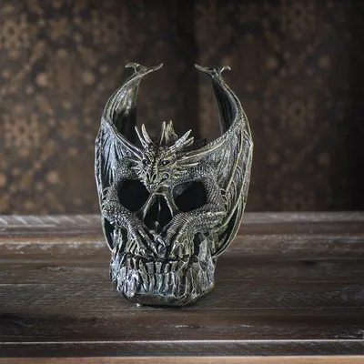 Produktbild von Totenkopf "Draco Dragon" - Totenkopf, Skull, Gothic