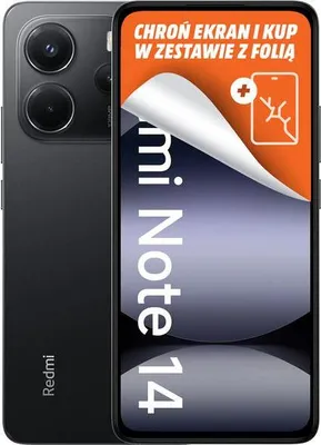 Produktbild von Xiaomi Redmi Note 14 8/256GB Midnight Black (60832)