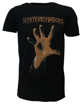 Immagine prodotto di System einer nach unten gerichteten Hand T-Shirt | Klassischer Metal-Merch - XL