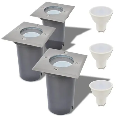 Immagine prodotto di Vidaxl -LED -Landflecken außerhalb von 3 Teilen quadratisch