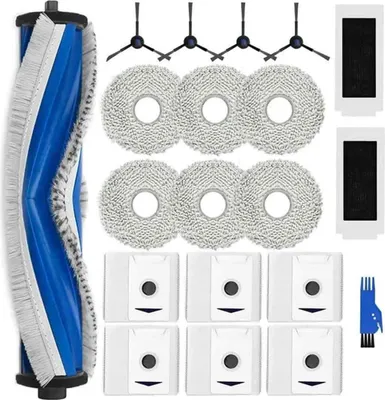 Produktbild von Kompatibel mit ECOVACS DEEBOT T30 Omni/T30 PRO Omni Zubeh?rset, Saprdii 6 antibakterielle Staubbeutel, 6 Tš¹cher