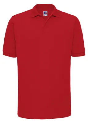 Imagen del producto de Camiseta polo Russell Herren, manga corta, modelo FK708 (talla 3XL), color rojo