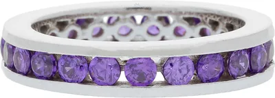 Produktbild von JuwelmaLux Ring 925 Silber mit lila Zirkonia JL10-07-2006 52