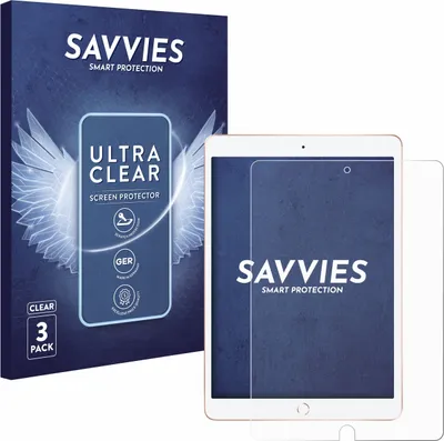 Produktbild von 3x Für Apple iPad WiFi 10.2" 2019 / 2020 Schutzfolie Savvies Displayschutz Display Schutz Folie Klar Transparent
