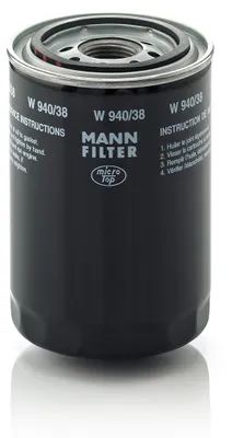 Zdjęcie produktu dla Filtr automatycznej skrzyni biegów firmy Mann-Filter (W 940/38)
