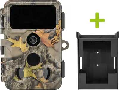 Produktbild von Outdoor Wildlife Hunting Trail und Wildkamera OXE WiFi Hunter RD3019, 30MP, 4K Video, IP66 wasserdichte, Jagdkamera 0,2s Auslösezeit, Android/iOS APP, Schützende Metallbox + 32GB SD-Karte und 8 Batterien !