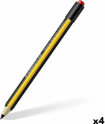 Produktbild von Eingabestift Noris digital jumbo mit EMR-Technologie gelb/schwarz Packung mit 4 Stück