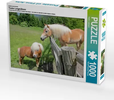 Produktbild von Calvendo Ein Motiv aus dem Kalender Tiroler Langmähnen 1000 Teile Puzzle quer 640x480mm, Lantzsch Katrin; 7453448