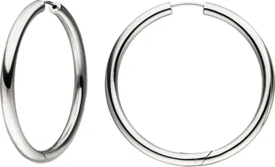 Produktbild von JOBO Creolen 925 Sterling Silber Ohrringe Silbercreolen Silberohrringe