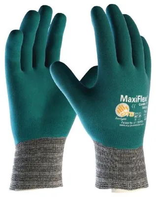 Image de Gants tricoté MAXIFLEX® COMFORT™ enduit micromousses de nitrile gris/sarcelle T9 - ATG - AT034926-ZZ09ACA
