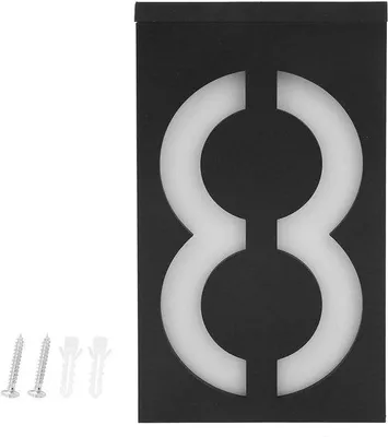 Produktbild von Außen LED Hausnummer 8 Leuchtsignal