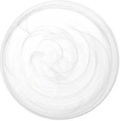 Obrázek produktu pro Sada 6 kusů bílých skleněných talířů na ovoce, 21 cm