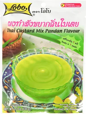 Produktbild von Lobo Custard Mix Pudding Pandan Geschmack 120g