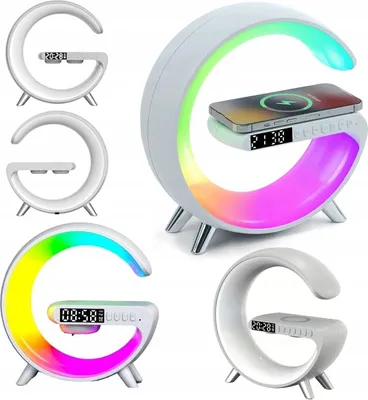Produktbild von Led Svetlo Bezdrôtová Nabíjačka Bluetooth Reproduktor Hodinky Rádio