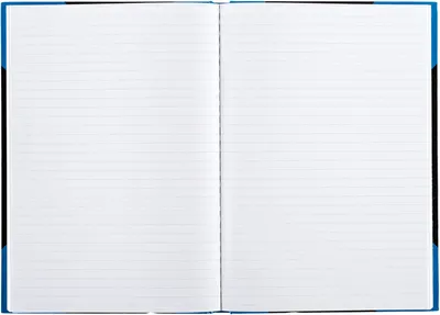 Produktbild von Idena 542900 - Kladde DIN A4, 96 Blätter, 70 g/m², liniert, fester Einband, blau