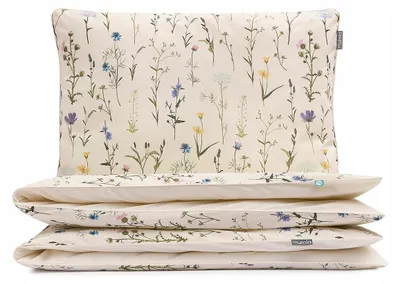 Produktbild von MUMLA Dzika Łąka Bettwäsche 100x135cm Baumwolle Blumenmuster