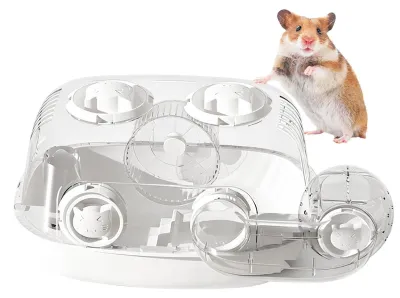 Productafbeelding van Transparante Kooi voor Kleine Dieren met Tunnel