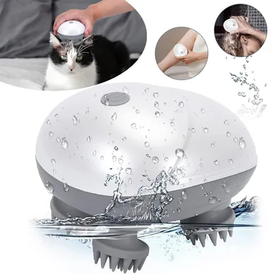 Produktbild von Elektrisches Kopfmassagegerät, Kabelloses Handmassagegerät, für Ganzkörpermassage,HundeköRper,Haarwachstum