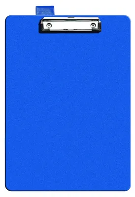 Immagine prodotto di Tavola portadocumenti A4+ rivestita in PVC con clip robusta - Blu