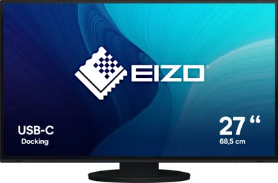 Produktbild von EIZO FlexScan EV2781-BK, 68,6 cm (27"), 2560 x 1440 Pixel, Quad HD, LED, 5 ms, Schwarz
