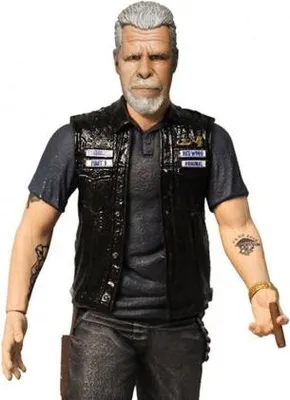 Imagen del producto de Figura de acción Mezco, "Sons of Anarchy", Clay Morrow, 15 cm, nueva en su embalaje original