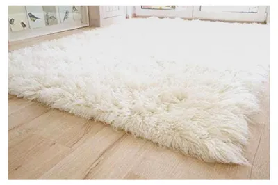 Produktbild von Flokati Teppich 1500 Natur Kult Shaggy Hochflor Langflor Neuseeland 100% Schurwolle, Größe: 110 cm rund